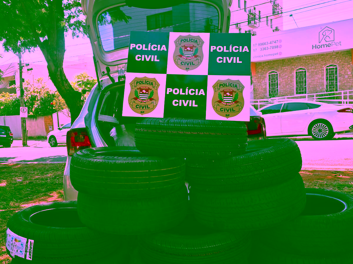 Funcionário é preso após furtar pneus da empresa onde trabalhava em Rio Preto (SP)