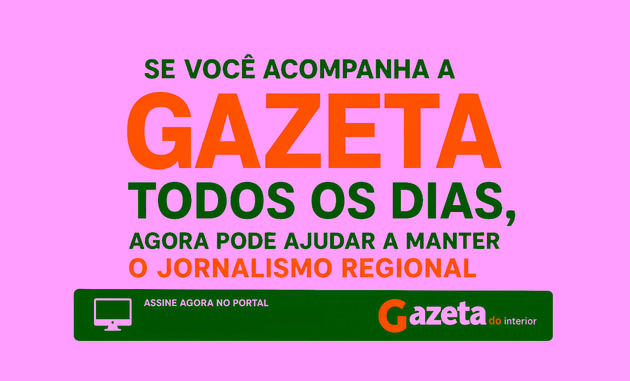 Gazeta do Interior lança plano de assinaturas e amplia acesso a conteúdo exclusivo e sem publicidade