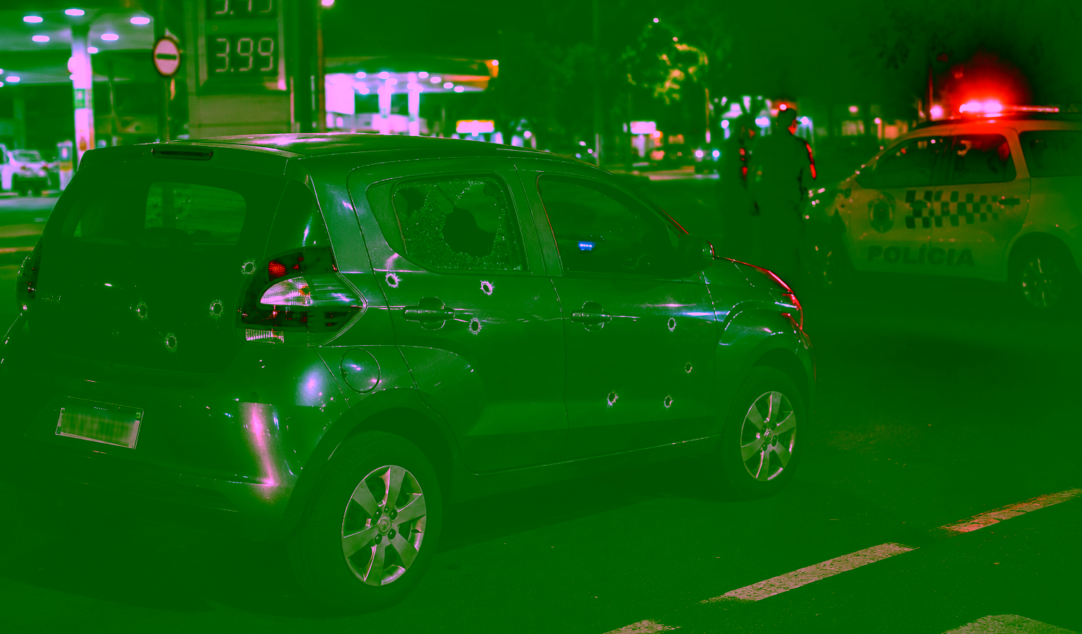 Carro de motorista de aplicativo é atacado a tiros durante corrida em Rio Preto (SP)