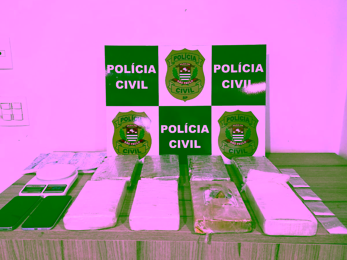 Mulher é presa com mais de 8 kg de cocaína pura escondidos dentro de casa em Rio Preto (SP)