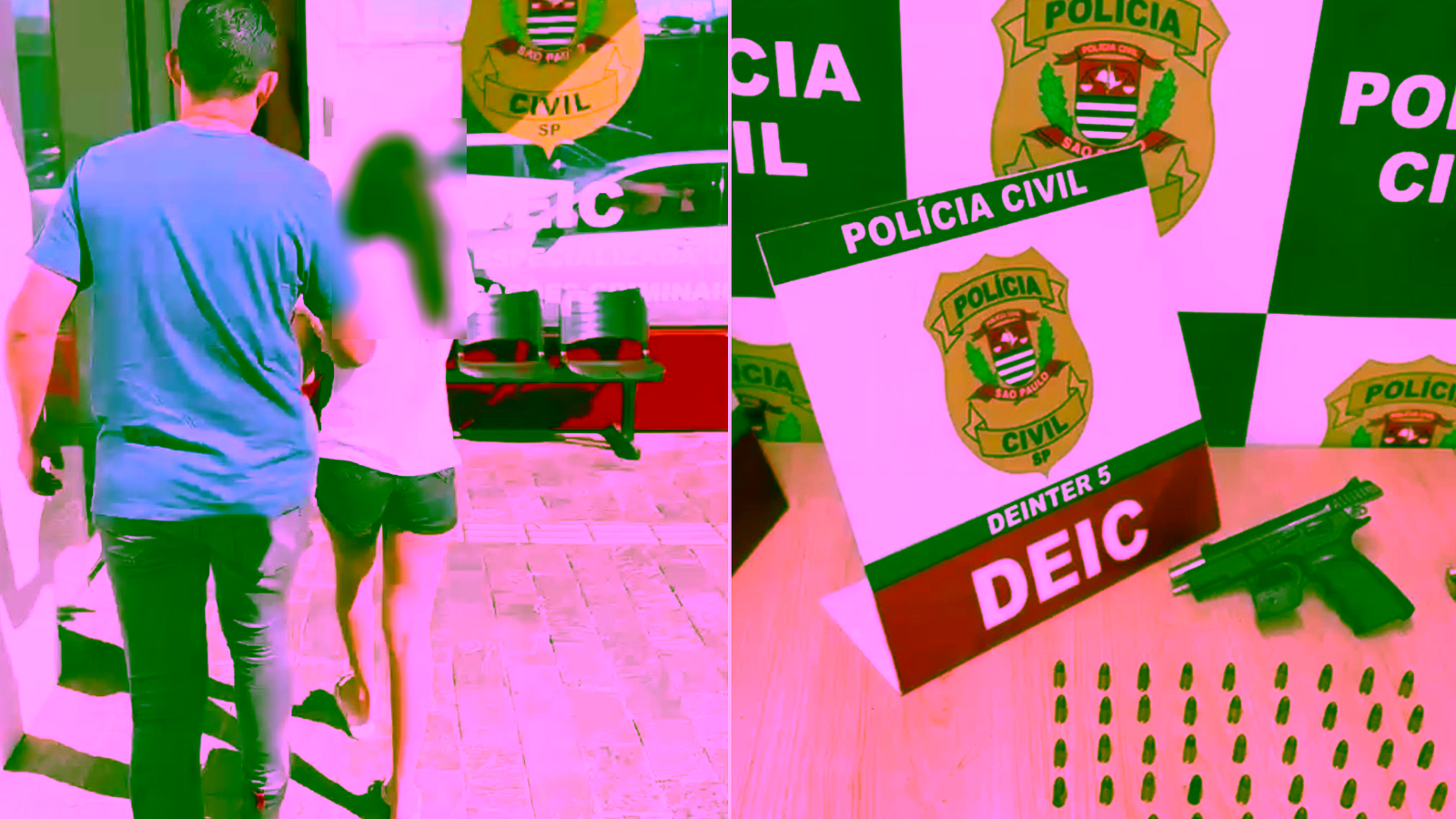 Mulher de 22 anos é presa com pistola 9 mm, munições e drogas em Rio Preto