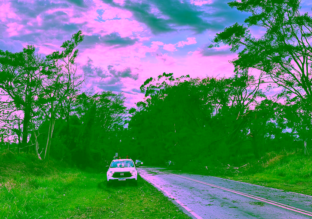 Temporal derruba árvores e interdita rodovia entre Potirendaba e Cedral